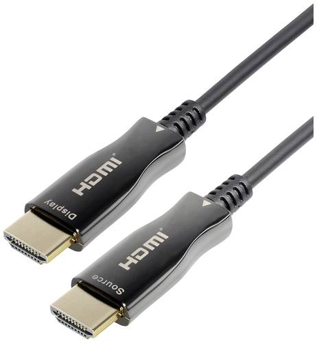 Maxtrack HDMI Anschlusskabel HDMI-A Stecker, HDMI-A Stecker 15.00m Schwarz C 508-15ML Ultra HD (4k) von Maxtrack