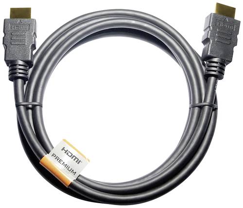 Maxtrack HDMI Anschlusskabel HDMI-A Stecker, HDMI-A Stecker 2.00m Schwarz C 215-2L Ultra HD (4k) HDM von Maxtrack