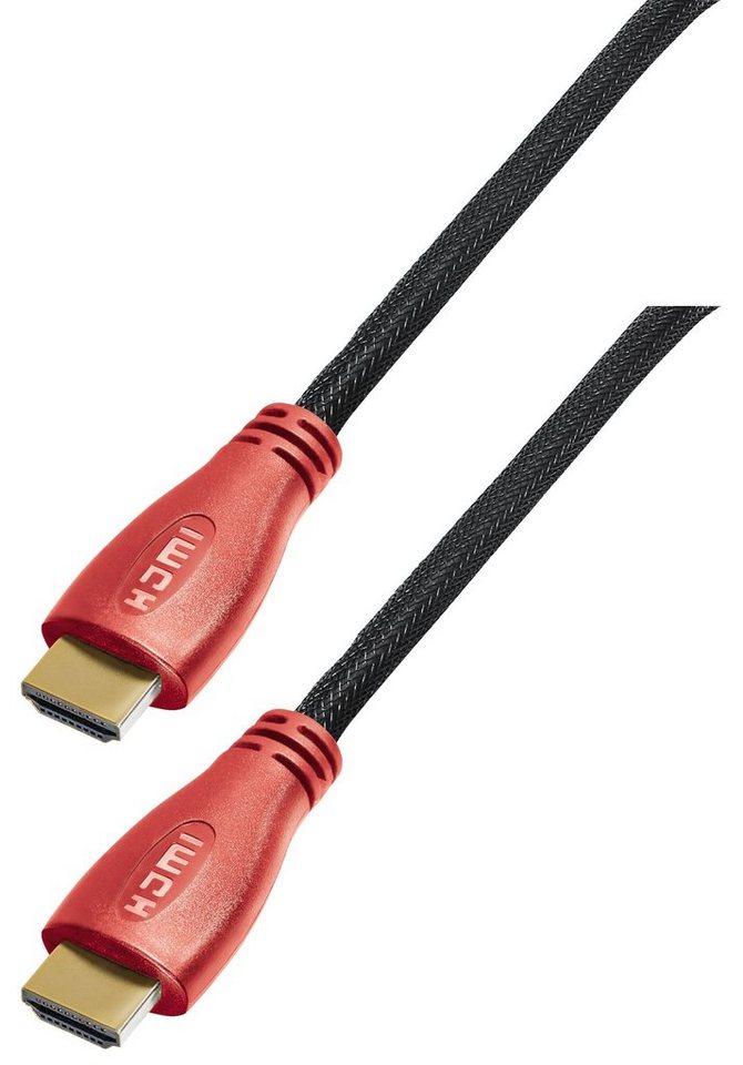 Maxtrack HDMI-Kabel, HDMI, HDMI auf HDMI (50 cm), HDMI-Kabel New Style Line, LED Stecker, UHD, 4k, 3D von Maxtrack