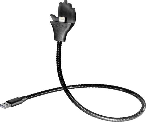 Maxtrack USB-Kabel USB 2.0 USB-A Stecker, Apple Lightning Stecker 0.50m Schwarz MH 1L von Maxtrack