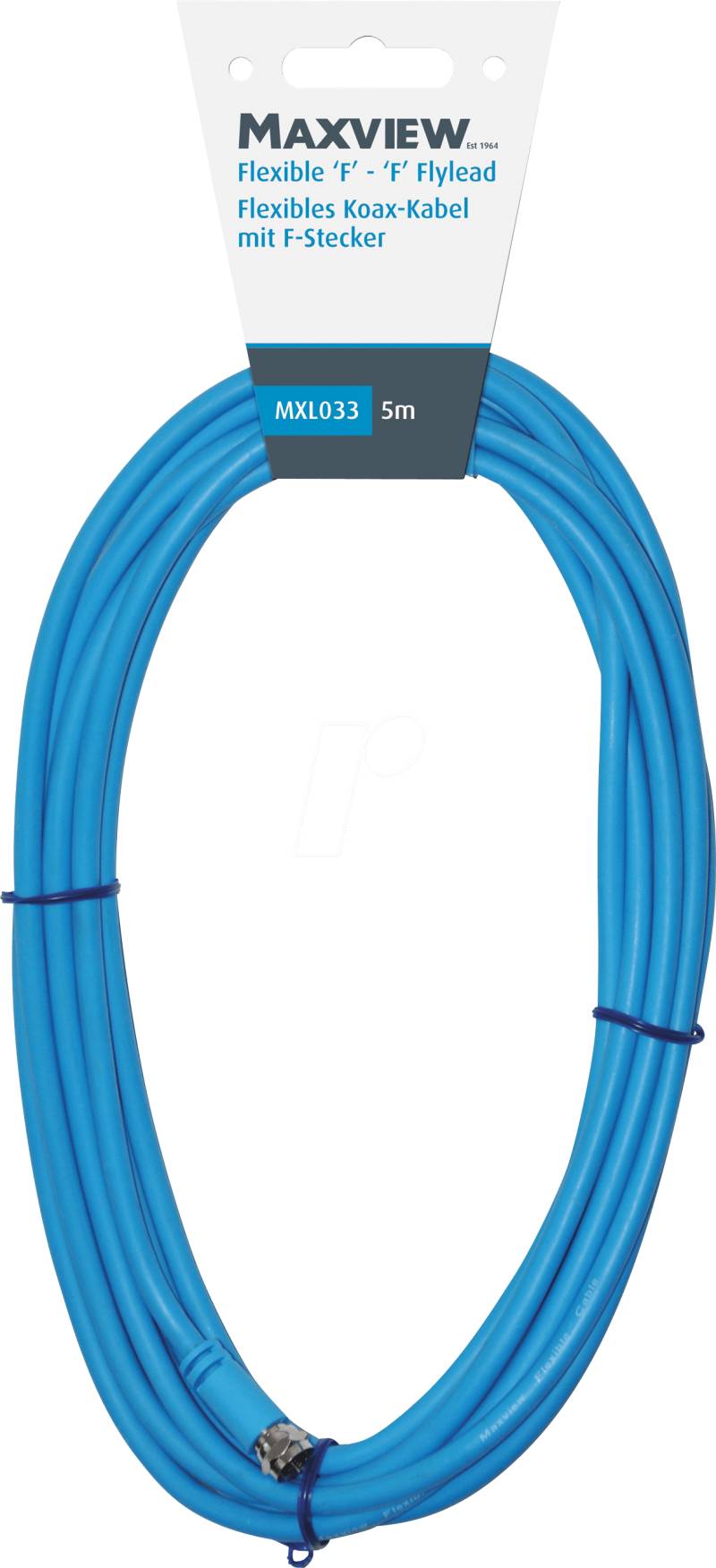 MAXVIEW 4018 - Flexibles Koax-Kabel, F-Anschluss, 10,0 m von Maxview