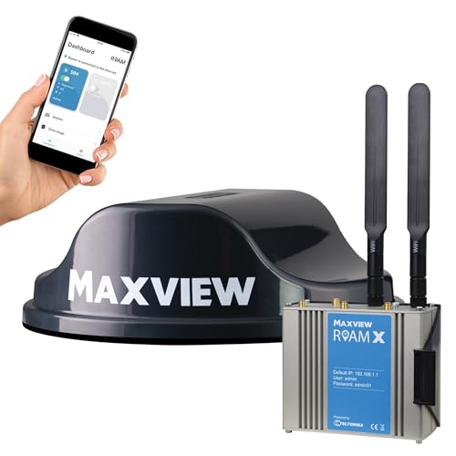 Maxview Roam X MXL051/G 5G ANTENNE WiFi System FÜR UNTERWEGS INTERNE, Grau von Maxview