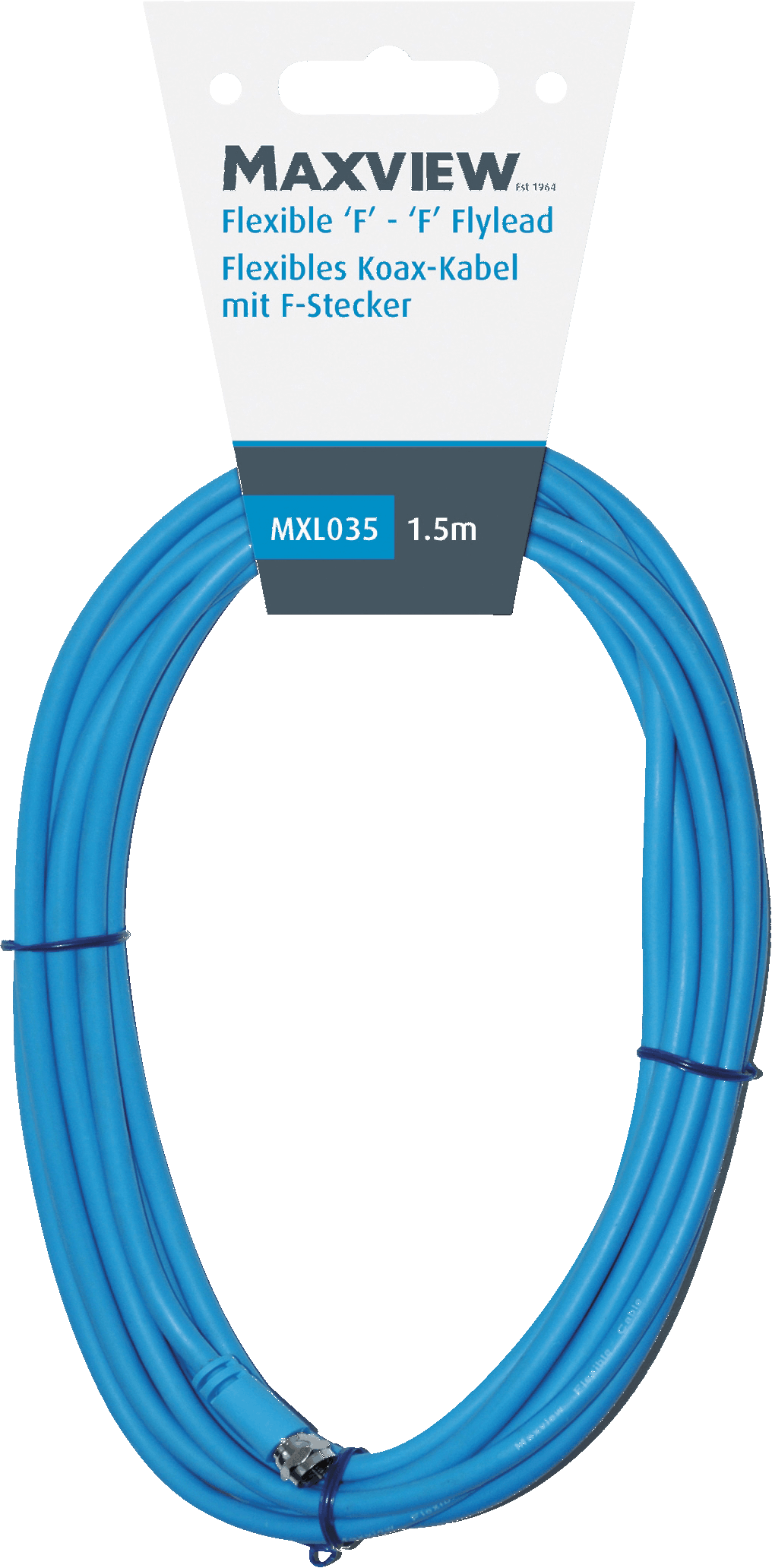Maxview flexibles Sat-Kabel mit F-Anschlüssen 1,5 m Maxview flexibles Sat-Kabel mit F-Anschlüssen 1,5 m von Maxview