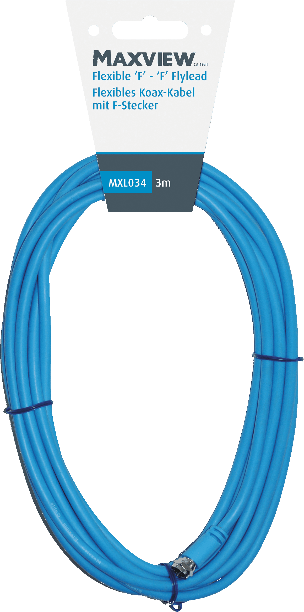 Maxview flexibles Sat-Kabel mit F-Anschlüssen 20,0m Maxview flexibles Sat-Kabel mit F-Anschlüssen 20,0m von Maxview