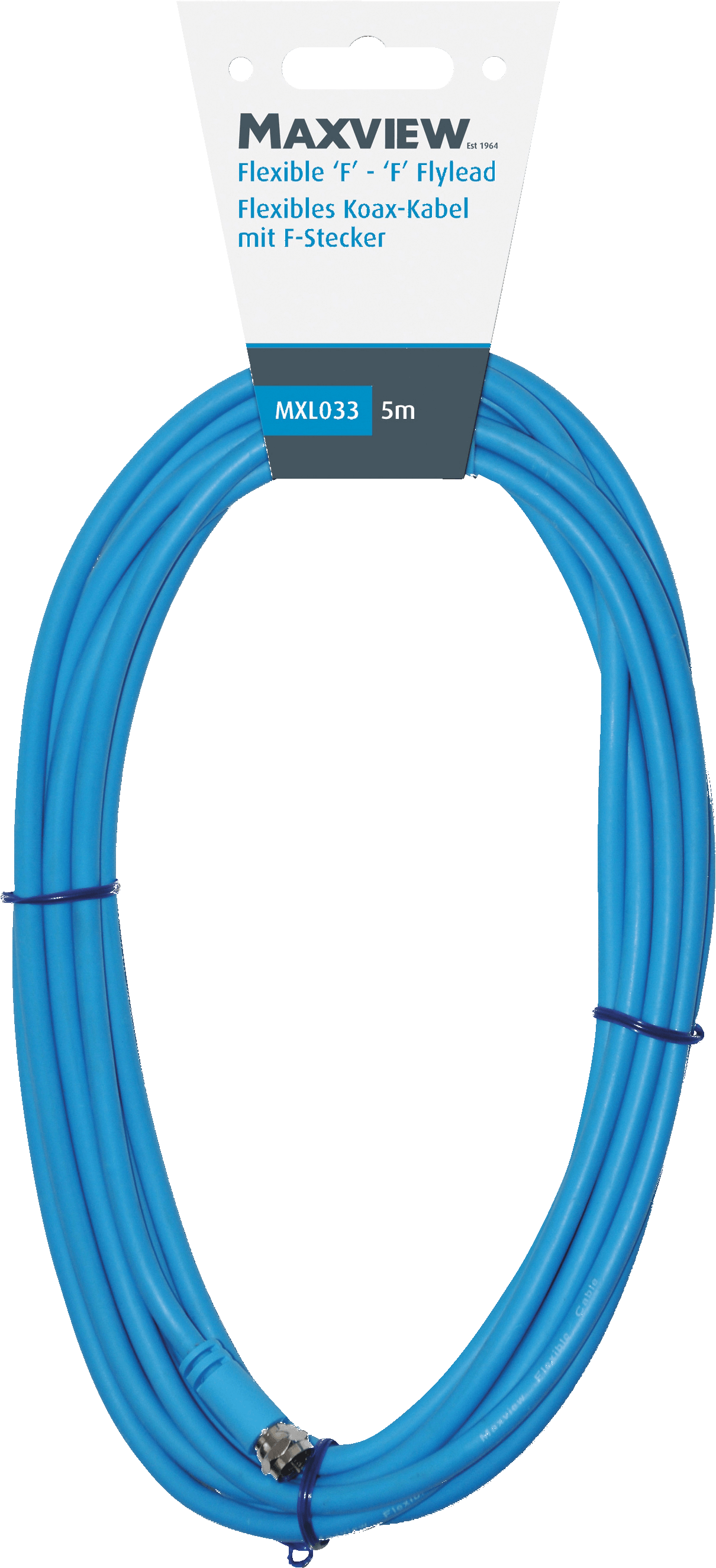 Maxview flexibles Sat-Kabel mit F-Anschlüssen 5,0 m Maxview flexibles Sat-Kabel mit F-Anschlüssen 5,0 m von Maxview