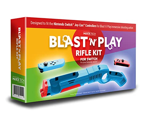 Blast 'n' Play Rifle Kit Nintendo Switch von Maxx Tech