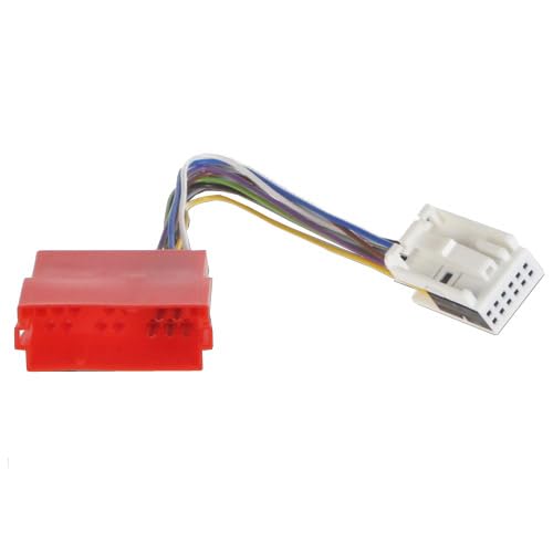 CD Wechsler-Adapter 8-Pin Wechsler an 12-Pin Radio Adapter Mini ISO -> Most Quadlock kompatibel mit VW, Audi Delta, Navigation Plus, MFD, RNS-E, Stream, Nexus, Cruise, RCD, RNS, MFD2, NAvi DX, RNS2 von Maxxcount