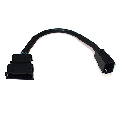 CD Wechsler-Adapter kompatibel mit Audi, VW, Seat und Skoda mit Mini-ISO Wechsler-Anschluss an 12-Pin Kabel (Flach) von Maxxcount