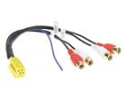 maxxcount Endstufen- / Vorverstärkeradapter 4X Cinch kompatibel mit Audi Navi Plus RNS-D/VW MFD 1 von Maxxcount