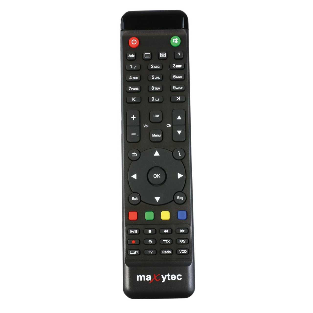 Original Fernbedienung für Maxytec Multibox E2 Linux Receiver Schwarz Original Fernbedienung für Maxytec Multibox E2 Linux Receiver Schwarz von Maxytec