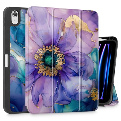 May Chen Schutzhülle für iPad (A16) 11. Generation, 27,9 cm (11 Zoll) 2025, iPad 10. Generation 2022, 27,7 cm (11 Zoll), dreifach faltbarer Ständer mit automatischer Wake/Sleep-Funktion, weiche von May Chen