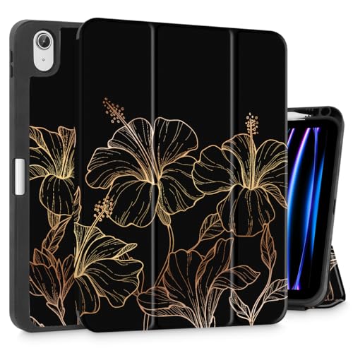 May Chen Schutzhülle für iPad (A16) 11. Generation, 27,9 cm (11 Zoll) 2025, iPad 10. Generation 2022, dreifach faltbarer Ständer mit automatischer Wake/Sleep-Funktion, weiche TPU-Schutzhülle mit von May Chen