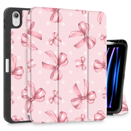May Chen Schutzhülle für iPad Air 11 Zoll (M3 2025/M2 2024) 7. / 6. Generation, iPad Air 11 Zoll 5. / 4. Generation, Version 2022 2020 mit Pencel Hodel, dreifach faltbarer Ständer, automatische Wake von May Chen