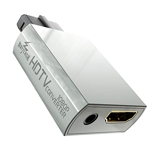 MAYFLASH N64 auf HDMI Adapter N64 Gamecube SNES SFC auf HDMI Konverter 1080P für Full HD Konverter mit 3,5 mm Audio Klinke HDMI Ausgang N64 auf HDMI Konverter von May Flash