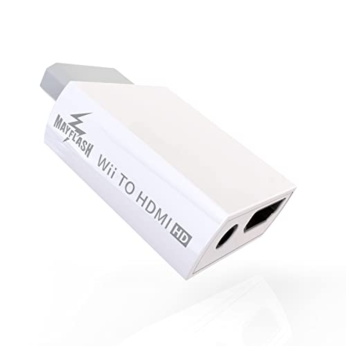 May Flash Wii-zu-HDMI-Konverter (1080P) mit 3,5-mm-Audiobuchse von May Flash