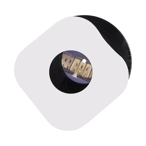 Schallplatten-Innenhüllen, schweres weißes Kraftpapier mit abgerundeten Ecken, Schutzhüllen, antistatisches Papier, Vinyl-Schallplattenhüllen für LP-Alben, 17,8 cm, 20 Stück von MayRecords