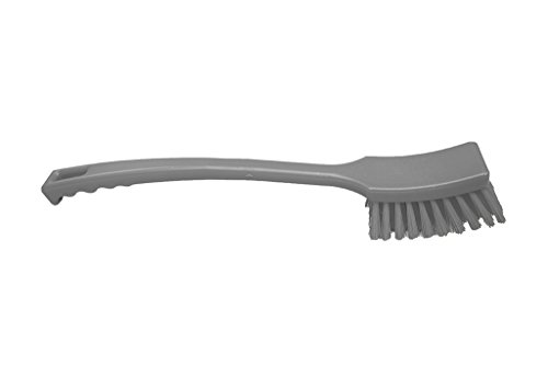 Maya Professional Tools 10215-11 Lange Mehrzweck-Stielbürste, harte Borsten, FBK/Lebensmittelhygiene, 410 mm x 45 mm, Grau von Maya
