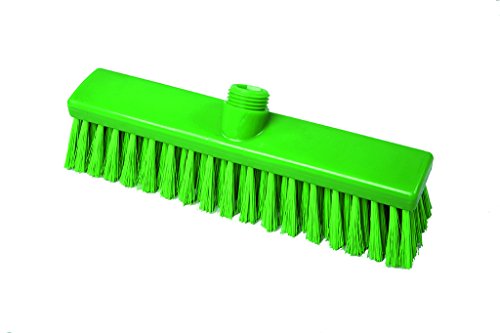 Maya Professional Tools 15003-5 Besen FBK/Lebensmittelhygiene mit geschlitzten Borsten, 600 mm x 60 mm, Grün von Maya