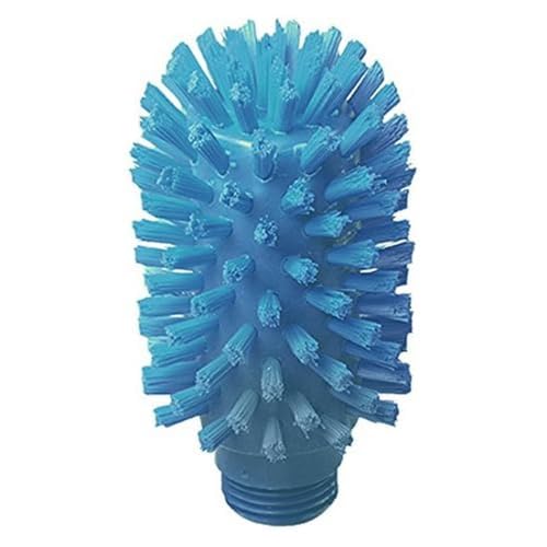 Maya Professional Tools 47121-2 Rohrbürste FBK/Lebensmittelhygiene mit Gewinde, 63 mm x 95 mm x 120 mm, Blau von Maya