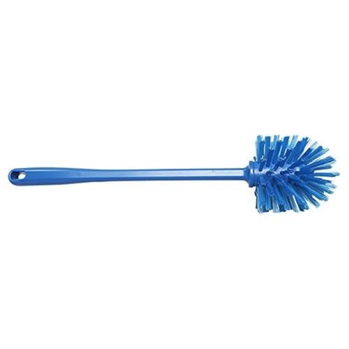 Maya Professional Tools 57159-2 Wolfbürste mit Stiel, harte Borsten, FBK/Lebensmittelhygiene, 90 mm x 80 mm x 370 mm, Blau von Maya