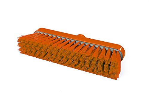 Maya Professional Tools 94157-7 Mittelharter Besen FBK/Lebensmittelhygiene mit Befestigungssystem, Harz, 280 mm x 48 mm, Orange von Maya Professional Tools