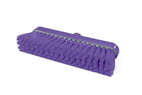 Maya Professional Tools 94157-8 Mittelharter Besen FBK/Lebensmittelhygiene mit Befestigungssystem, Harz, 280 mm x 48 mm, Lila von Maya