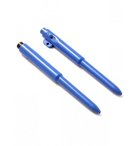Maya Professional Tools j800sc-2/2 Stift-Detectable für Metalle und X-Ray Normal, einziehbar, Tinte, ohne Clip, 25 Stück, blue Body, blau Tinte, von Maya Professional Tools