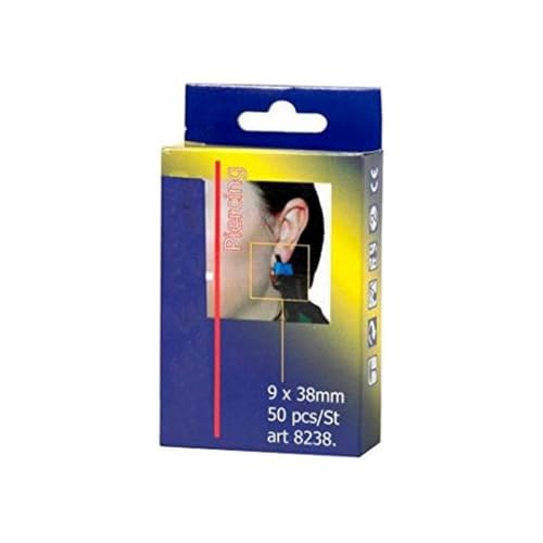 Maya Professionelles Werkzeug ttd2p Pflaster non-detectable für Piercings, 50 Stück, blau von Maya