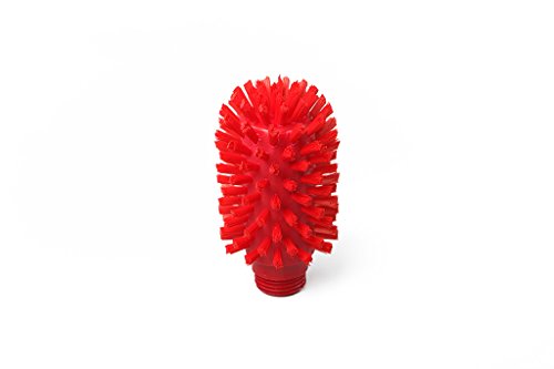 Maya Professional Tools 47131-3 Rohrbürste FBK/Lebensmittelhygiene mit Gewinde, 70 mm x 95 mm x 120 mm, Rot von Maya