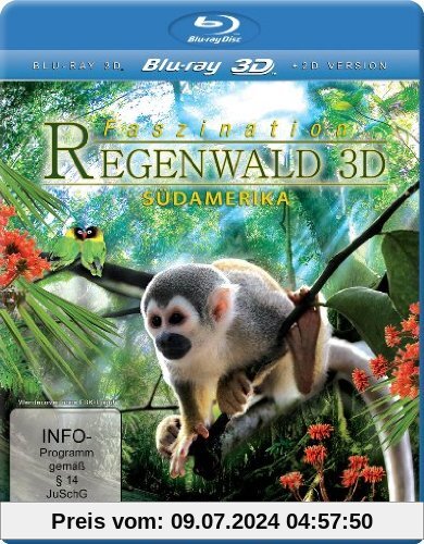 Faszination Regenwald 3D - Südamerika [3D Blu-ray] von Mayer, Timo Johannes