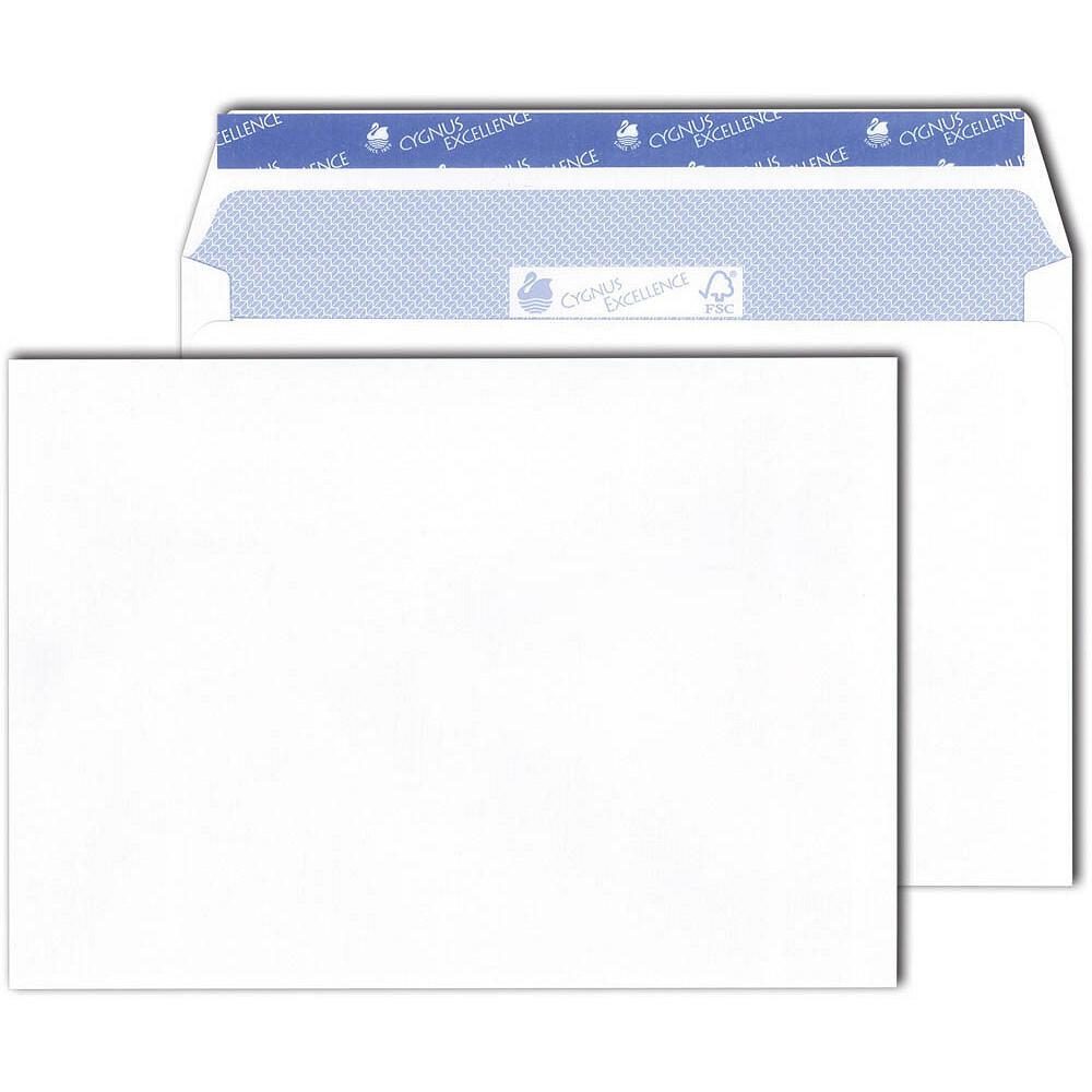 MAILmedia Briefumschläge Cygnus Excellence® DIN C5 ohne Fenster hochweiß haft... von MAILmedia