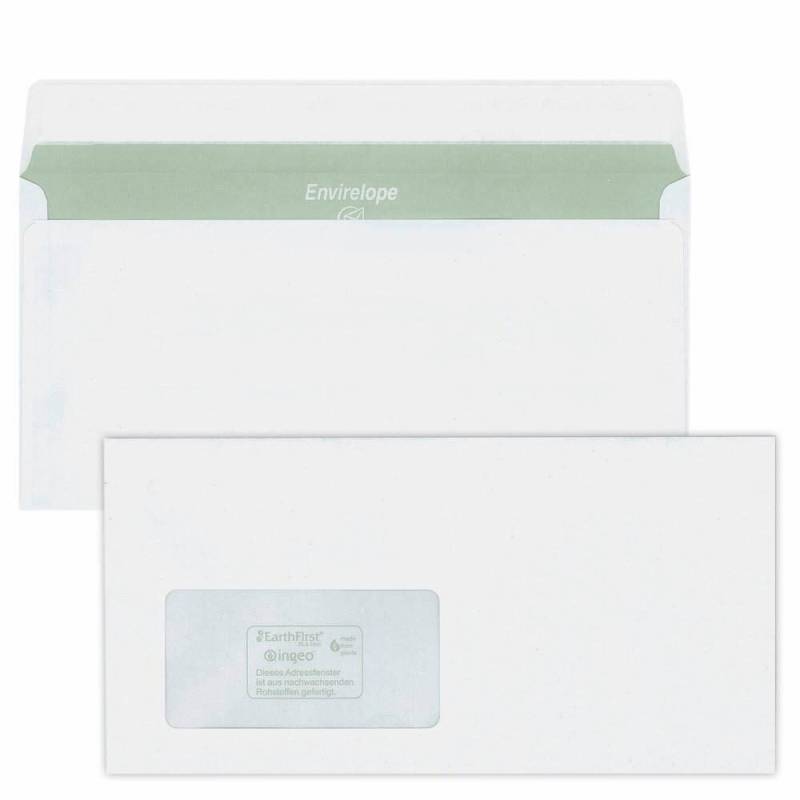 MAILmedia Briefumschläge Envirelope DIN lang+ mit Fenster - 500 Stück von MAILmedia