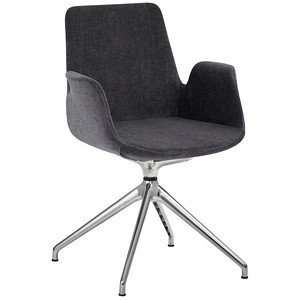 Mayer Besuchersessel myHELIOS anthrazit Aluminium poliert Stoff Mayer Besuchersessel myHELIOS anthrazit Aluminium poliert Stoff von Mayer