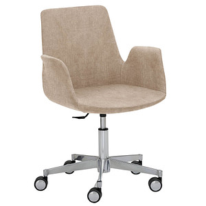 Mayer Besuchersessel myHELIOS hellbraun Aluminium Stoff Mayer Besuchersessel myHELIOS hellbraun Aluminium Stoff von Mayer
