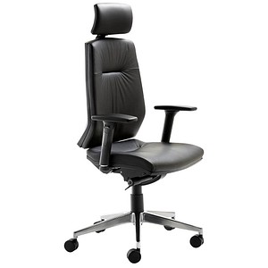 Mayer Bürostuhl myCONTRACT LINE, 2480 81 007 Leder schwarz, Gestell alu Mayer Bürostuhl myCONTRACT LINE, 2480 81 007 Leder schwarz, Gestell alu von Mayer