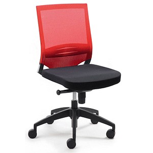 Mayer Bürostuhl myOPTIMAX, 2475 03 Stoff rot, Gestell schwarz von Mayer