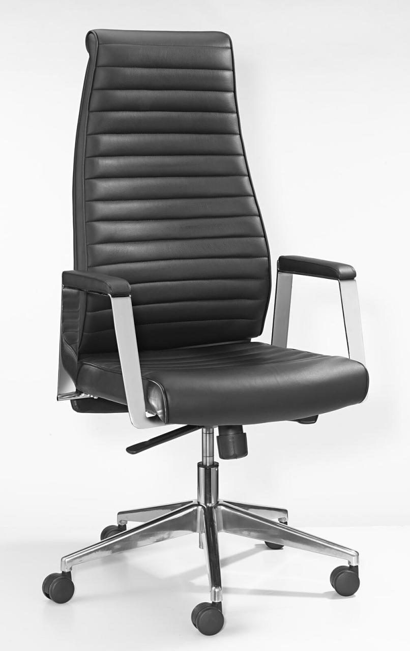 Mayer-Kuvert-network Chefsessel myDELUXE Leder schwarz von Mayer-Kuvert-network