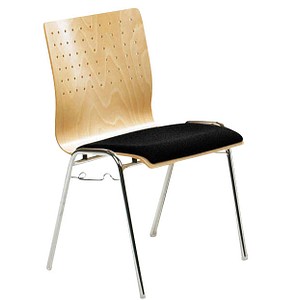 Mayer Stapelstuhl myARCADO 2118 01 26 397 schwarz Stoff Mayer Stapelstuhl myARCADO 2118 01 26 397 schwarz Stoff von Mayer