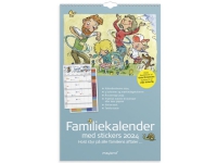 Familiekalender Otto Dickmeiss med 5 kolonner 2024 - inkl. stickers von Mayland-Burde A/S