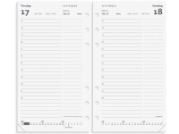 Tageskalender System PP Nachfüllpackung 9,5x16,8cm 1Tag/Seite 2024 2785 00 von Mayland-Burde A/S