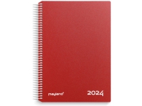 Timekalender rød PP-plast 2024 von Mayland-Burde A/S