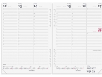 Ugekalender System A5 Nachfüllpackung 15x21cm højformat 2024 2950 00 von Mayland-Burde A/S