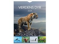 Vægkalender Verdens dyr 2024 von Mayland-Burde A/S
