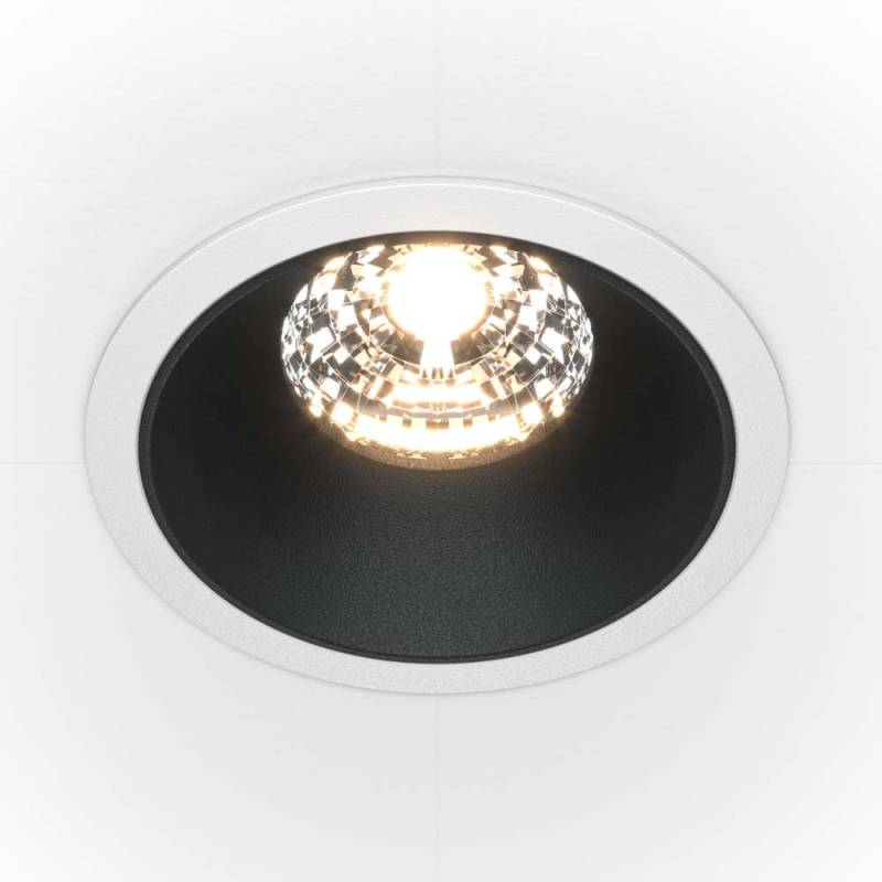 LED Einbauleuchte, ALU, Weiß, D 8,5 cm, Rund von Maytoni