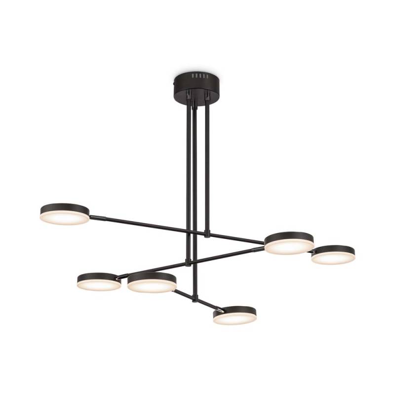 LED Hängeleuchte, schwarz, Spots beweglich, L 89 cm von Maytoni