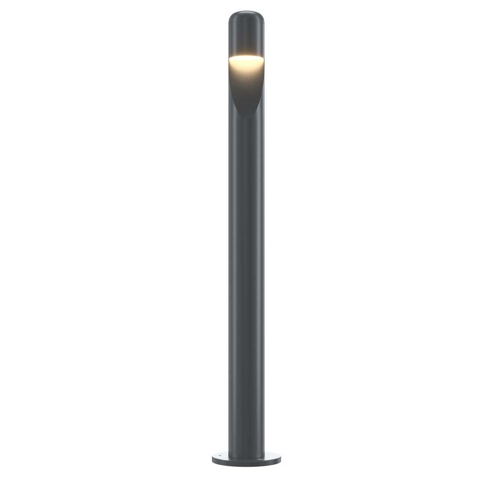 LED Stehleuchte, Außenleuchte, Metall, Graphit, H 60 cm von Maytoni