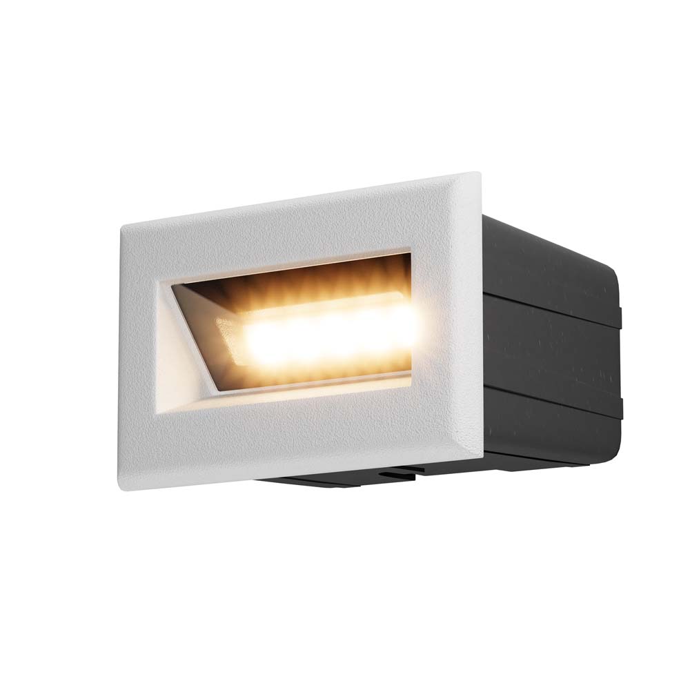 LED Treppenleuchte, Wandlampe, IP65, Metall, Weiss, L 8,4 cm von Maytoni