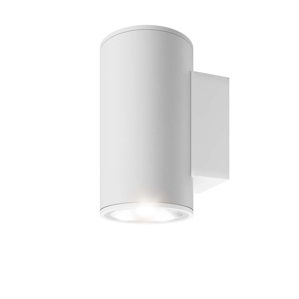 LED Wandleuchte, Außenleuchte, Metall Glas, Weiss, H 16 cm von Maytoni