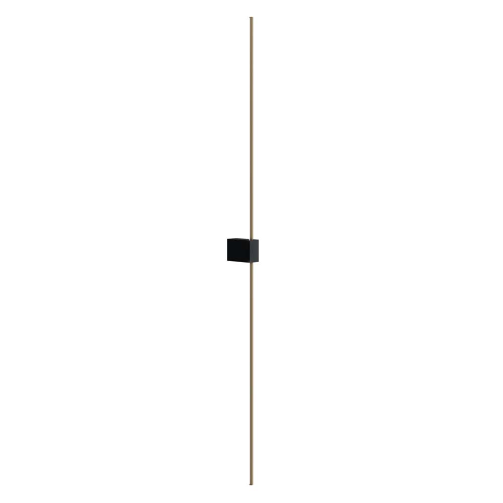 LED Wandleuchte, Stab Design, Alu gold, schwarz, L 104,9 cm von Maytoni