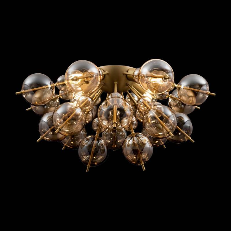 Maytoni Bolla Deckenlampe Glas messing/bernstein von Maytoni